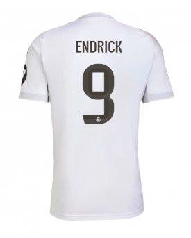 Billige Fotballdrakt Real Madrid Endrick #9 Replika Hjemmedrakt 2025-26 Kortermet